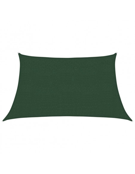 Vela Parasole 160 g/m² Verde Scuro 3/4x2 m in HDPE
