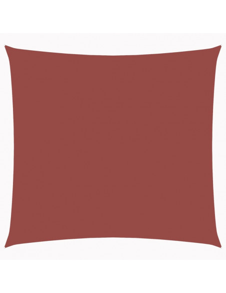 Vela Parasole in Tela Oxford Quadrata 4x4 m Terracotta