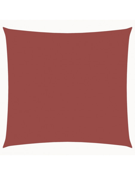 Vela Parasole in Tela Oxford Quadrata 4,5x4,5 m Terracotta