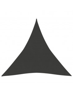 Vela Parasole 160 g/m² Antracite 3x3x3 m in HDPE 2