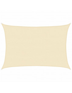 Vela Parasole 160 g/m² Crema 5x6 m in HDPE 2