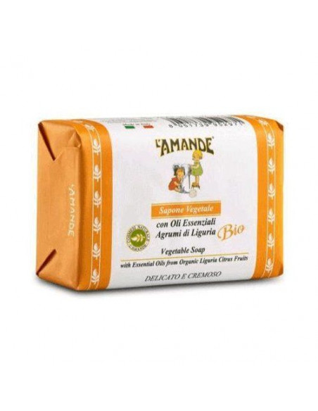Detergente L'Amande Sapone vegetale agrumi di liguria 200 Gr