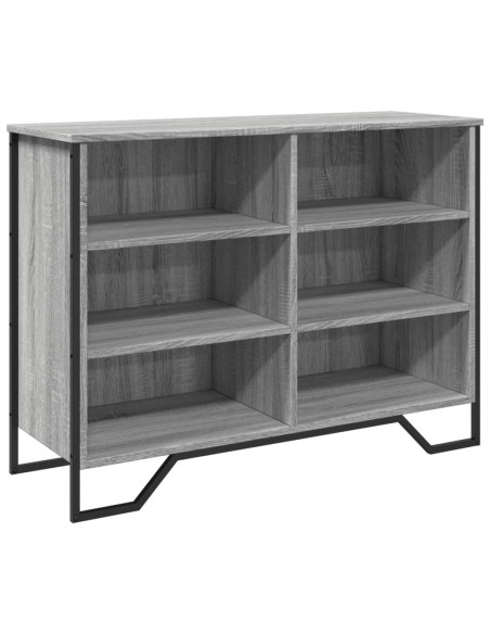 Credenza Grigio Sonoma 101x35,5x74,5 cm in Legno Multistrato