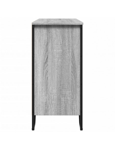 Credenza Grigio Sonoma 101x35,5x74,5 cm in Legno Multistrato