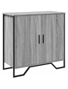 Credenza Grigio Sonoma 78x35,5x74,5 cm in Legno Multistrato 2