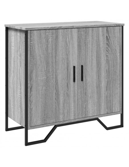 Credenza Grigio Sonoma 78x35,5x74,5 cm in Legno Multistrato