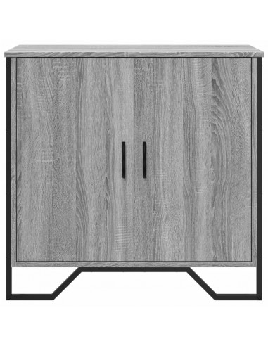 Credenza Grigio Sonoma 78x35,5x74,5 cm in Legno Multistrato