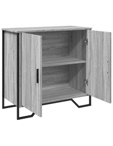 Credenza Grigio Sonoma 78x35,5x74,5 cm in Legno Multistrato