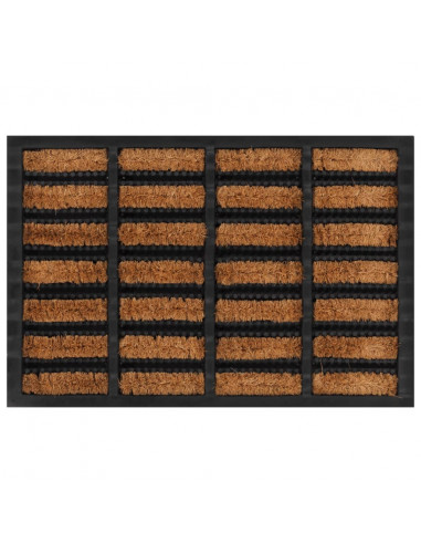 Zerbino Rettangolare 40x60 cm in Gomma e Fibra di Cocco