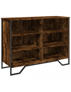 Credenza Rovere Fumo 101x35,5x74,5 cm in Legno Multistrato 2