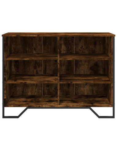 Credenza Rovere Fumo 101x35,5x74,5 cm in Legno Multistrato