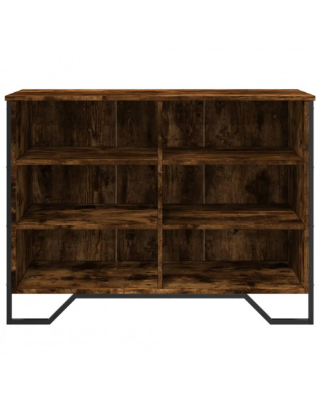 Credenza Rovere Fumo 101x35,5x74,5 cm in Legno Multistrato