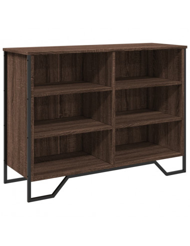Credenza Rovere Marrone 101x35,5x74,5 cm in Legno Multistrato