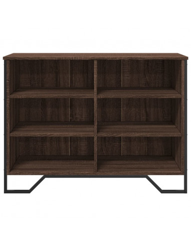 Credenza Rovere Marrone 101x35,5x74,5 cm in Legno Multistrato