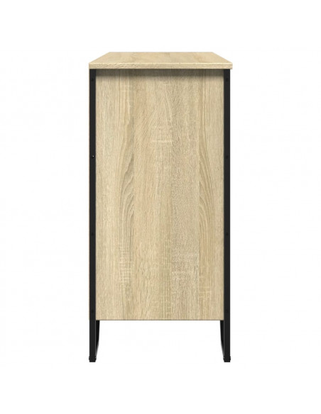 Credenza Rovere Sonoma 101x35,5x74,5 cm in Legno Multistrato