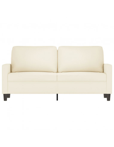 Divano a 2 Posti crema 140 cm in Velluto