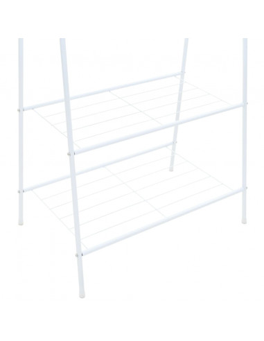 Appendiabiti 59x35x150 cm Bianco