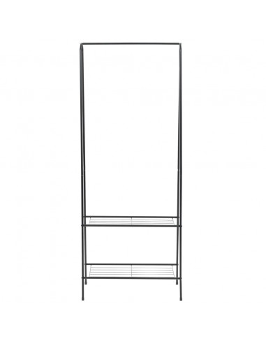 Appendiabiti 59x35x150 cm Nero