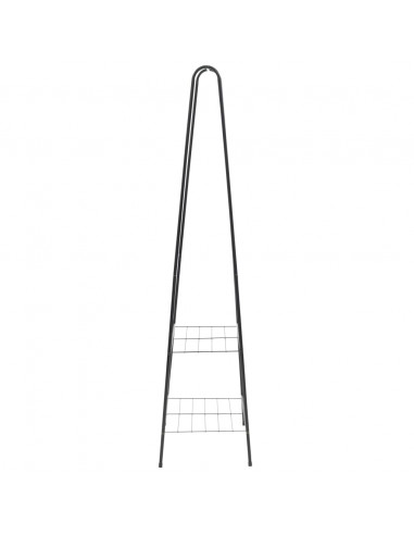 Appendiabiti 59x35x150 cm Nero