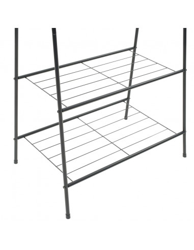 Appendiabiti 59x35x150 cm Nero