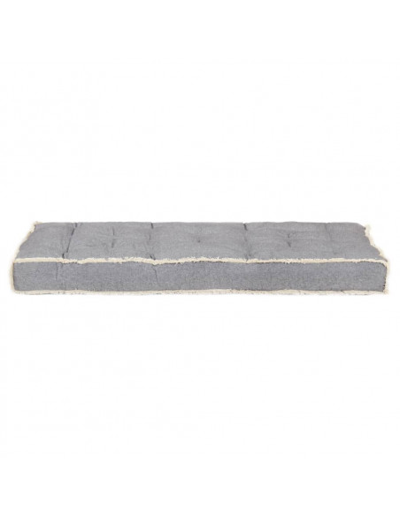 Cuscino per Divano in Pallet Antracite 120x80x10 cm