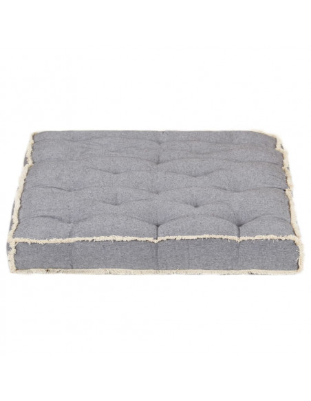 Cuscino per Divano in Pallet Antracite 120x80x10 cm