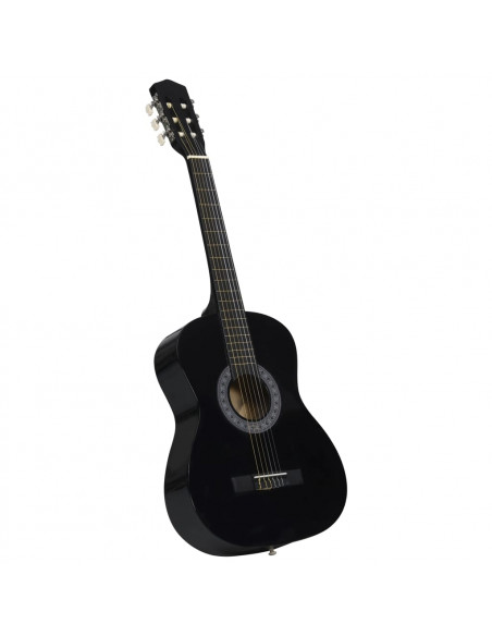 Chitarra Classica per Principianti e Bambini Nera 3/4 36"