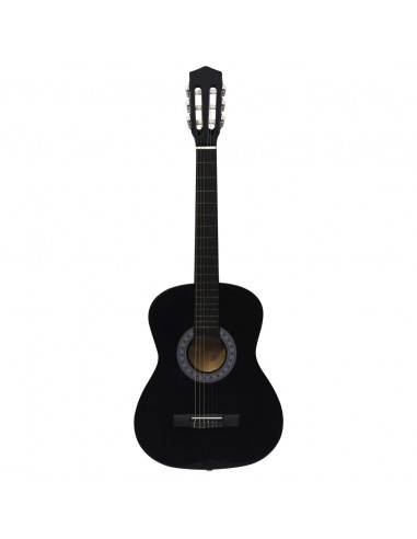 Chitarra Classica per Principianti e Bambini Nera 3/4 36"
