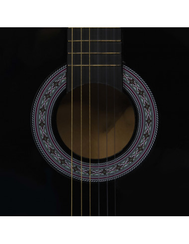 Chitarra Classica per Principianti con Custodia Nera 3/4 36"