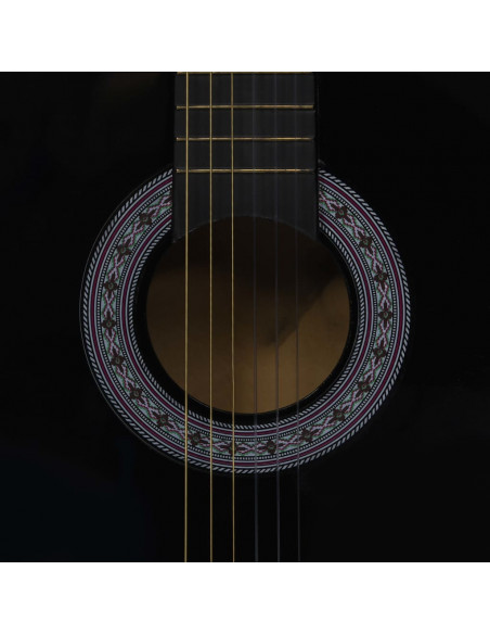 Chitarra Classica per Principianti con Custodia Nera 3/4 36"
