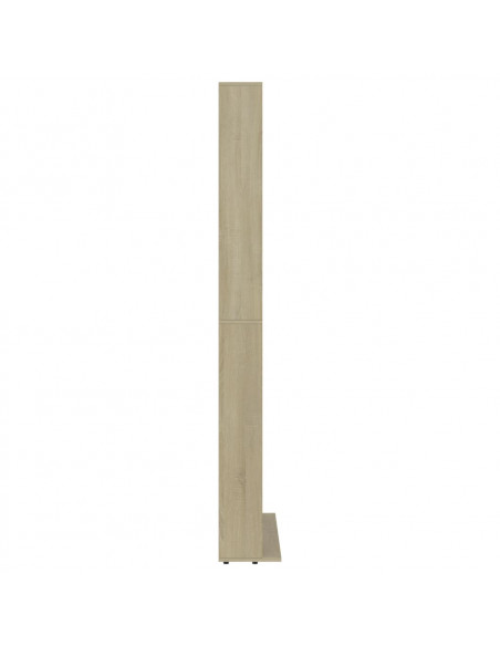 Armadietto TV Rovere Sonoma 102x16x177,5cm in Legno Multistrato