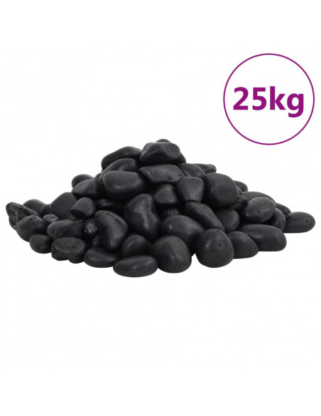Ciottoli Levigati 25 kg Neri 2-5 cm
