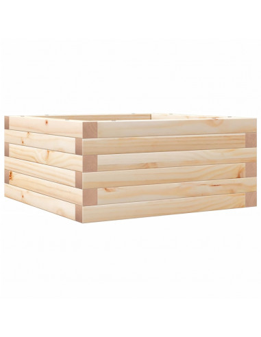 Fioriera da Giardino 50x50x23 cm in Legno Massello di Pino