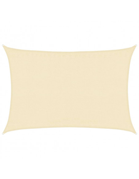 Vela Parasole 160 g/m² Crema 3,5x4,5 m in HDPE