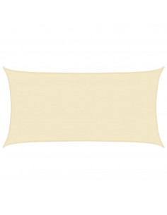 Vela Parasole 160 g/m² Crema 4x7 m in HDPE 2
