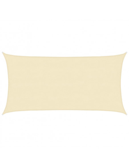 Vela Parasole 160 g/m² Crema 4x7 m in HDPE