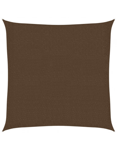 Vela Parasole 160 g/m² Marrone 3,6x3,6 m in HDPE