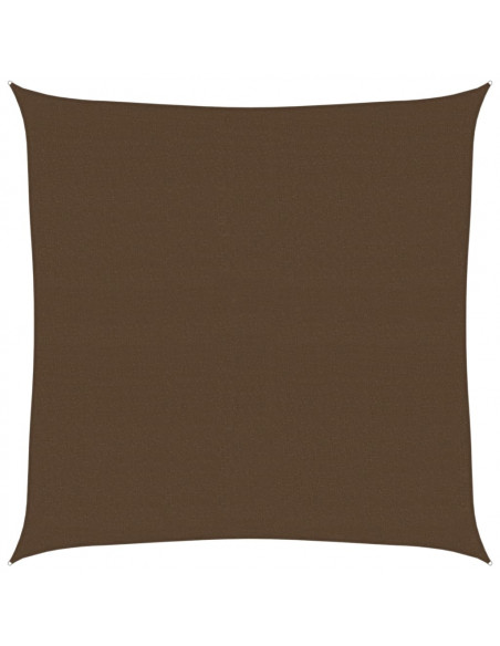 Vela Parasole 160 g/m² Marrone 4x4 m in HDPE