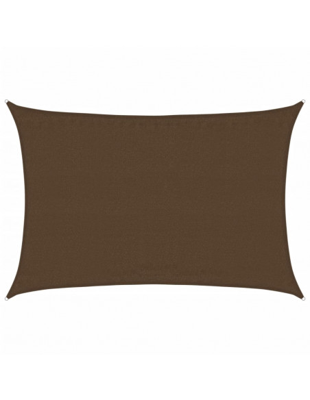 Vela Parasole 160 g/m² Marrone 3,5x4,5 m in HDPE