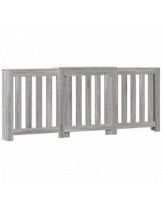 Copertura Termosifone Grigio Sonoma 205x21,5x83,5cm Multistrato 2