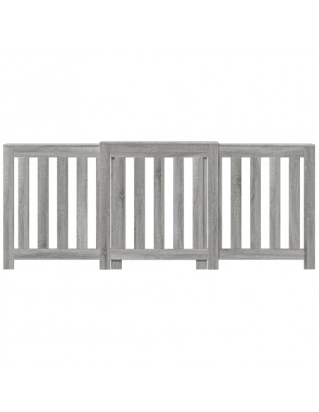 Copertura Termosifone Grigio Sonoma 205x21,5x83,5cm Multistrato