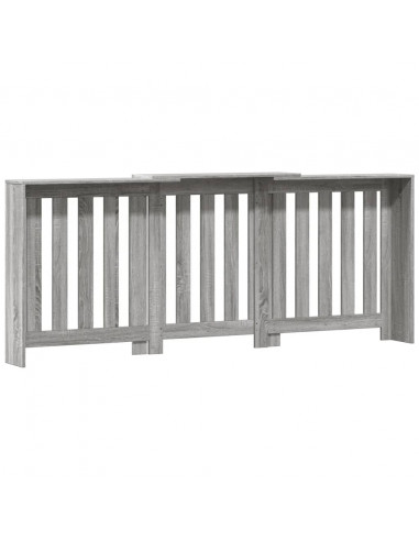 Copertura Termosifone Grigio Sonoma 205x21,5x83,5cm Multistrato