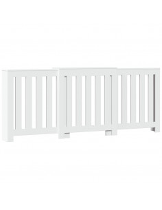 Copertura Termosifone Bianca 205x21,5x83,5 cm Legno Multistrato 2