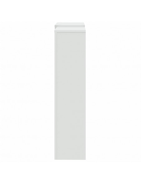 Copertura Termosifone Bianca 205x21,5x83,5 cm Legno Multistrato