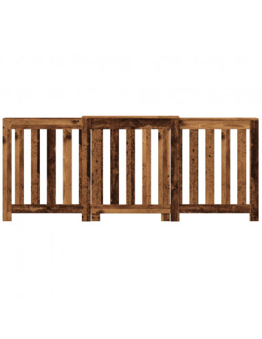 Copertura Termosifone Legno Antico 205x21,5x83,5 cm Multistrato