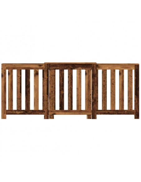Copertura Termosifone Legno Antico 205x21,5x83,5 cm Multistrato
