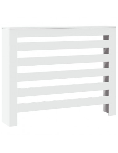 Copertura Termosifone Bianca 104x20x82 cm in Legno Multistrato