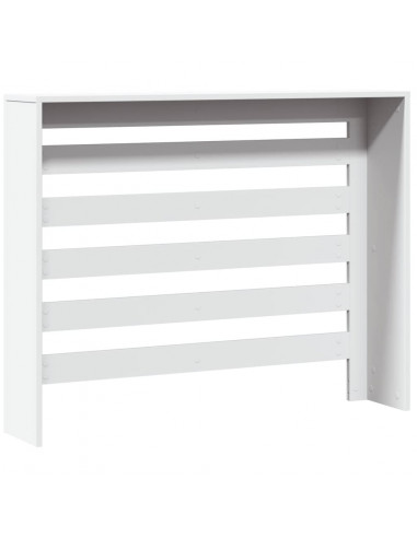 Copertura Termosifone Bianca 104x20x82 cm in Legno Multistrato