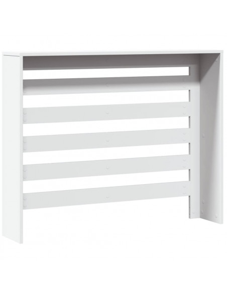 Copertura Termosifone Bianca 104x20x82 cm in Legno Multistrato