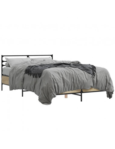 Giroletto Rovere Sonoma 120x190 cm in Legno Multistrato Metallo